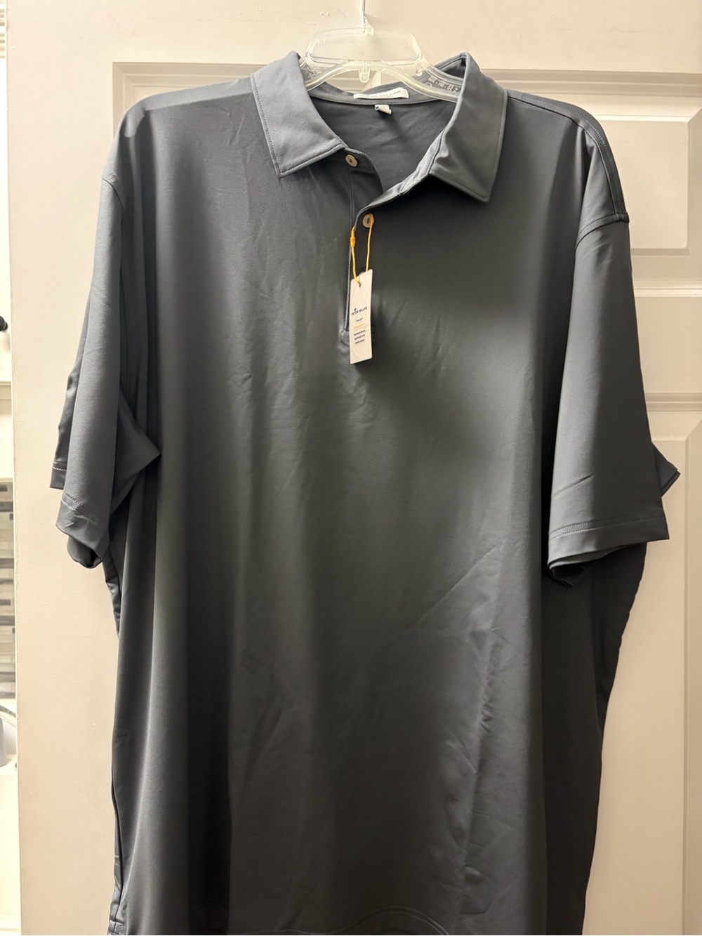 Peter Millar Men's Polo in Slate Gray